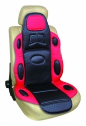 Luxury car seat cushion, red/black ― AUTOERA.LV