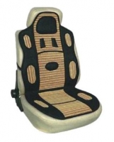 Luxury car seat cushion, with straw inserts