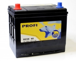 Car acid battery - BAREN PROFI 60Ah, 540A, 12V (+/-) ― AUTOERA.LV