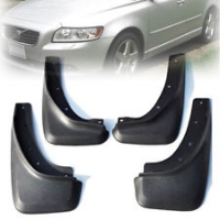Mud flaps set Volvo V50 (2007-2012) /doesnt fit to car with plastic sideskirts