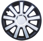 Wheel covers set Flash Black Silver, 14" ― AUTOERA.LV