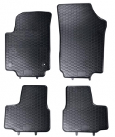 Rubber floor mats set  VW UP (2011-2019)/ Skoda Citigo (2011-2019)