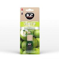 Gaisa atsvaidzinātājs/smāržas K2 Vento - Green Apple, 8ml.  