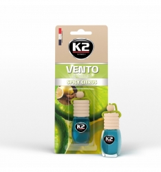 Gaisa atsvaidzinātājs/smāržas K2 Vento - SPICY CITRUS, 8ml. ― AUTOERA.LV