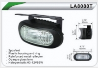 Additonal fog lamp set DLAA LA8080T, 120x60x46mm