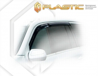 Front and rear wind deflector set  Mercedes-Benz GL x164 (2007-2012)/ on adhessive tape