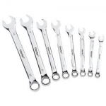 Set 8 combination open & ringed spanner, 8-17mm