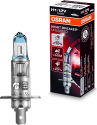 Pamatluktura spuldze  - OSRAM Night Braker Ulimited (+20%) H1 55W, 12V ― AUTOERA.LV