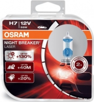 Headlamp bulb - H7 Osram Night breaker Laser (+130%), 55W, 12V
