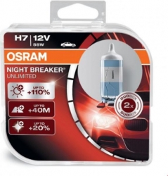 Headlamp bulb -  Osram H7 55W Night breaker Unlimited Edition (+110%), 12V ― AUTOERA.LV