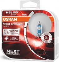 Headlamp bulb -  Osram Night Braker H8 35W, 12V