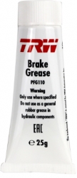 Brake system grease (white-transparent, ) - TRW PFG110, 25gr. ― AUTOERA.LV