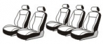 Seat cover set VW Sharan (2010-) ― AUTOERA.LV