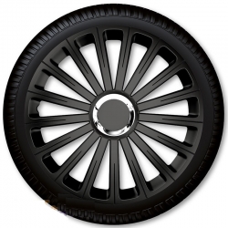 Wheel covers set - RADIAL Pro Black, 14"  ― AUTOERA.LV