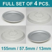 Discs inserts/caps set, ⌀155mm