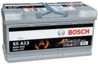 AGM Car battery - BOSCH 95Ah, 850A, 12V (-/+)