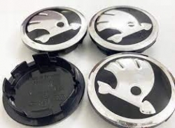 Discs inserts/caps set SKODA, 4x d-65mm  ― AUTOERA.LV
