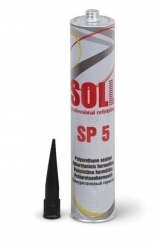 Герметизирующая полимерная масса (чёрного цвета) - SOLL SP5, 310мл. ― AUTOERA.LV