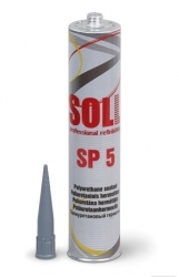 Полиуретоновый герметик (серого цвета) - SOLL SP5, 310мл.  ― AUTOERA.LV