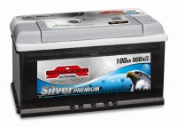 Car acid battery - SZNAJDER SILVER PREMIUM 100Ah 900A, 12V 