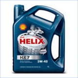 Синтетическое моторное масло Shell Helix HX7 5w40, 4Л