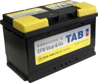 EFB car battery - TAB (START & GO ), 80AH, 760A, 12V