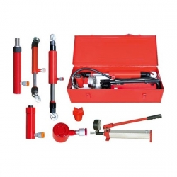 Hydraulic tie bar tool kit with hand pump, 7pcs. ― AUTOERA.LV