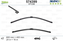 Wiper blade set by VALEO SILENCIO for BMW 3-serie E92/E93 (2006-2009), 60cm+40cm ― AUTOERA.LV
