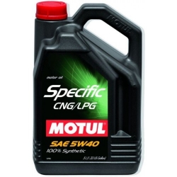 Synthetic motor oil Motul Specific CNG/LPG 5W-40, 5L ― AUTOERA.LV