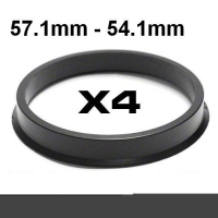Центрирующее кольцо для алюминиевых дисков 57.1мм ->54.1мм