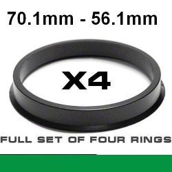 Центрирующее кольцо для алюминиевых дисков 70.1mm ->56.1mm ― AUTOERA.LV