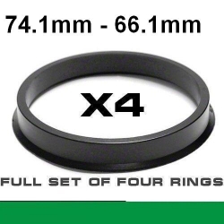 Центрирующее кольцо для алюминиевых дисков 74.1mm ->66.1mm ― AUTOERA.LV