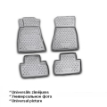 Rubber floor mats set for Infinity EX35 (2008-), with edges