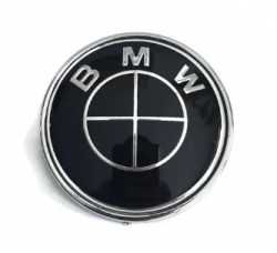 Задняя эмблема BLACK Ø74мм (годится для BMW F22 ; F87 ; F32; F33; F30) ― AUTOERA.LV