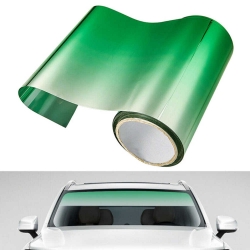 Тонировочная плёнка на лобовре стекло GREEN, 20см × 150см ― AUTOERA.LV