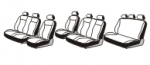 К-т чехлов на сиденья VW Transporter T6 Multivan (2015-2022) ― AUTOERA.LV