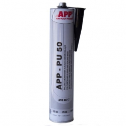 Полиуретановая клеяще-уплотняющая масса (чёрный) - APP PU50, 310мл. ― AUTOERA.LV