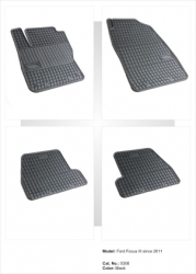 Rubber floor mat  set  Ford Focus (2011-2019) ― AUTOERA.LV