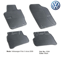 Rubber floor mats set VW Polo V (2009-2015) 