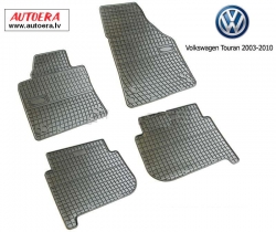 Rubber floor mats set VW Touran (2003-2010) ― AUTOERA.LV