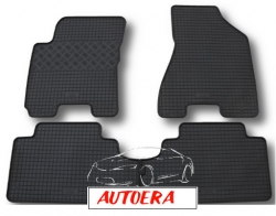 Rubber floor mats set Hyundai Tuscon (2004-2010) ― AUTOERA.LV