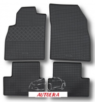 Rubber floor mats set Opel Astra IV J (2010-2016)