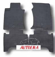 Rubber floor mats set for Toyota Land Cruiser 120 (2002-2009) / 150 Prado (2009-2015)