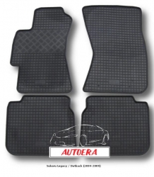 Rubber floor mats set Subaru Legacy (2003-2009) / Outback (2003-2009) ― AUTOERA.LV