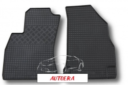 Rubber floor mats set Fiat Doblo (2009-2016) ― AUTOERA.LV