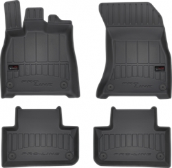 Rubber floor mats set for Audi Q5 (2016-2023) ― AUTOERA.LV