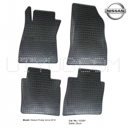 Rubber floor mats set Nissan Pulsar (2014-) ― AUTOERA.LV