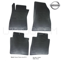 Rubber floor mats set Nissan Pulsar (2014-)