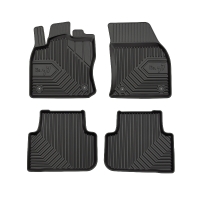 3D rubber floor mats set for VW Tiguan (2016-2023), black 