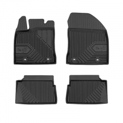 Rubber floor mats set for Lexus CT200h (2011-2019), with edges  ― AUTOERA.LV